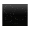 Plaque de cuisson induction 3 foyers - coloris noir - l.59 x P.52 x H.6,2 cm NN3ZID60EU