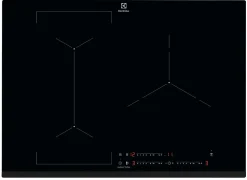 Plaque de cuisson induction 3 foyers coloris noir l.71 x P.52 x H.4,4 cm Electrolux EIV73342