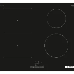 Plaque de cuisson induction 4 foyers - coloris noir - l.59,2 x P.52,2 x H.5,1 cm - Bosch PVS611BB6E