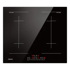 Plaque de cuisson induction 4 foyers 7200W L59xP52cm 9 puissance 2 flexizones boost verrouillage enfant Ciarra CD4BFFBIH