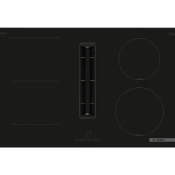 Plaque de cuisson induction avec aspiration intégrée l.75 cm 7400W 4 foyers Bosch