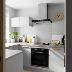 Plaque de cuisson induction 4 foyers GoodHome coloris noir l.59 x P.52 x H.6 cm