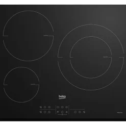 Plaque de cuisson induction BEKO - 3 feux - 58x51 cm - HII63200MTB