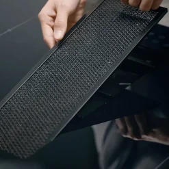 Plaque de cuisson induction avec Hotte Intégrée L59cm 7000W 500m3h 4 Foyers Booster Recyclage Evacuation Ciarra