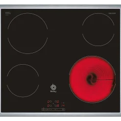 Plaque de cuisson vitroceramique balay 3eb720xr 4 foyers 6600 W 58.3 cm