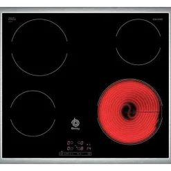 Plaque de cuisson vitroceramique balay 3eb720xr 4 foyers 6600 W 58.3 cm