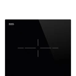 Plaque de cuisson vitrocéramique 2 foyers Smeg coloris noir l.30 x P.51 x H.5,8 cm
