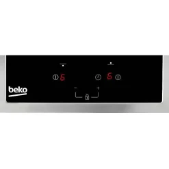 Plaque de cuisson vitrocéramique BEKO HDMC32400TX - 2 foyers - 3000W - L28,8 x P51cm - Noir