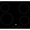 Plaque de cuisson vitrocéramique 4 foyers Beko coloris noir l.58 x P.51 x H.3,7 cm