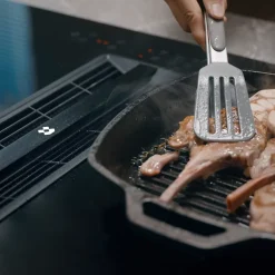 Plaque Induction Aspirante 83cm Plaque avec Hotte intégrée 500m3h Filtre à Plasma A+ Booster 2 Flexizones CIARRA