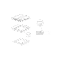 Plaque induction Rosieres RCID363CD E1