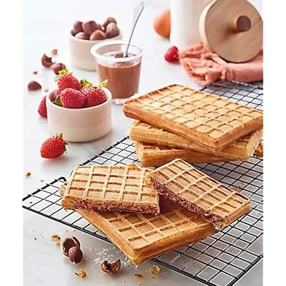 Plaques 2 gaufres pour la gamme premium Lagrange 010142