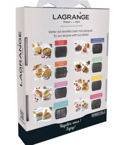Plaques 2 gaufres pour la gamme premium Lagrange 010122
