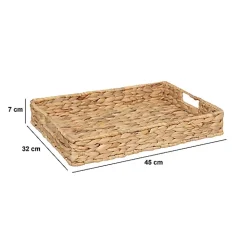 Plateau Harmony rectangle 45x30cm - Beige- 5five