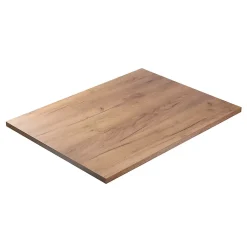 Plateau laminé chêne craft 120 x 80 cm pour bureau, table, table basse