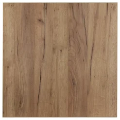 Plateau laminé chêne craft 90 x 90 cm pour bureau, table, table basse