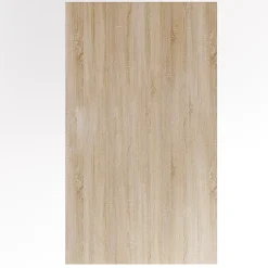 Plateau laminé chêne sonoma 120 x 60 cm pour bureau, table, table basse