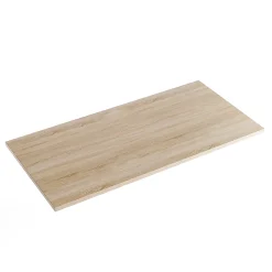 Plateau laminé chêne sonoma 160 x 80 cm pour bureau, table, table basse