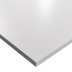 Plateau laminé gris 138 x 80 cm pour bureau, table, table basse