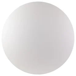 Plateau laminé gris rond, diamètre 90 cm, pour bureau, table, table basse