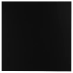 Plateau laminé noir 68 x 68 cm pour bureau, table, table basse