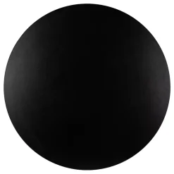 Plateau laminé noir rond, diamètre 90 cm, pour bureau, table, table basse