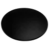 Plateau laminé noir rond, diamètre 68 cm, pour bureau, table, table basse