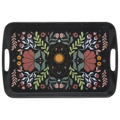 Plateau Misti 45x30cm avec anses - Noir- 5five