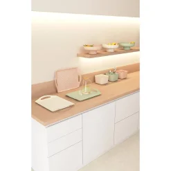 Plateau Poly 45,5x31,5 rose antidérapant - Rose- 5five