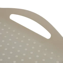 Plateau Poly 45,5x31,5cm beige antidérapant - Beige- 5five
