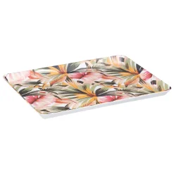 Plateau rectangle 30x22cm exotique - Multicolore- 5five