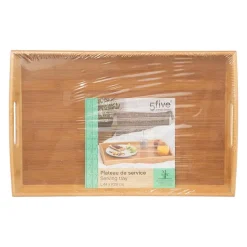 Plateau rectangulaire 44x29cm Bambou - 5Five