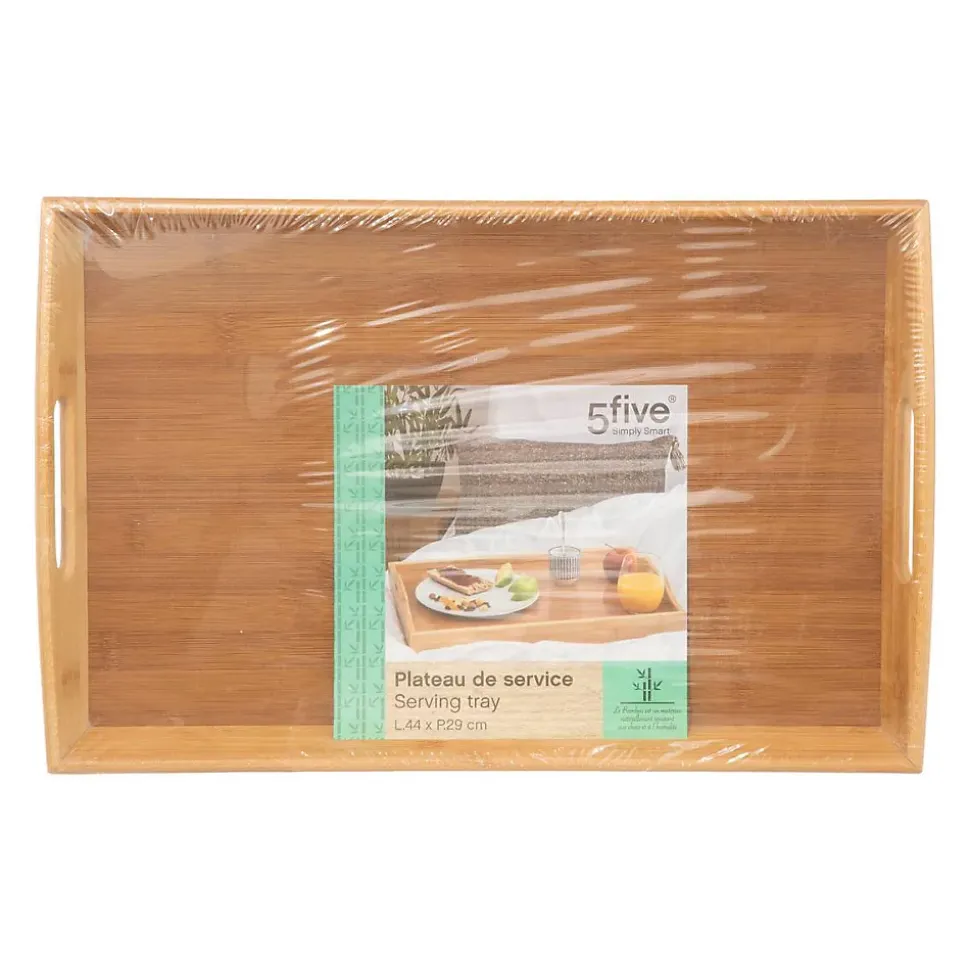 Plateau rectangulaire 44x29cm Bambou - 5Five