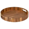 Plateau rond D35cm Acacia - Marron- 5five