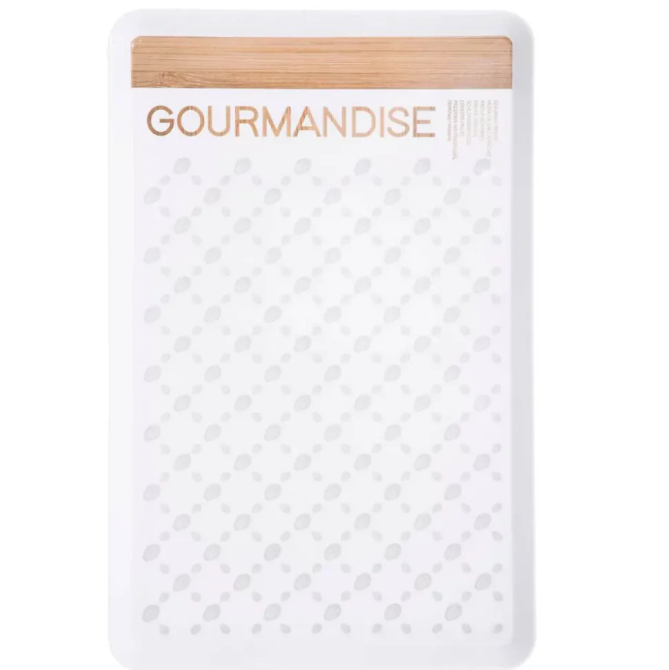 Plateau 45x30 cm Blanc Scandi Nature - 5Five