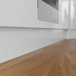 Plinthe de cuisine Goodhome Stevia et Garcinia Blanc H. 15 cm x l. 2.4 m x Ep. 16 mm