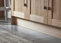 Plinthe de cuisine Goodhome Alpinia chêne H. 15 cm x l. 2.4 m x Ep. 16 mm