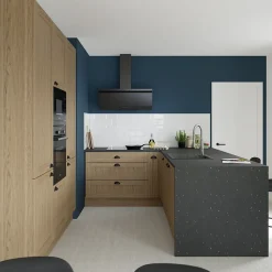 Plinthe de cuisine Goodhome Alpinia chêne H. 15 cm x l. 2.4 m x Ep. 16 mm