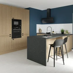 Plinthe de cuisine Goodhome Alpinia chêne H. 15 cm x l. 2.4 m x Ep. 16 mm