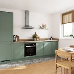 Plinthe de cuisine Goodhome Ash vert sauge H. 15 cm x l. 2.4 m x Ep. 16 mm