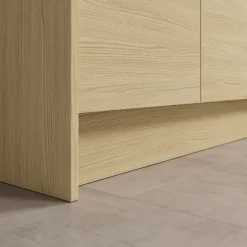 Plinthe de cuisine GoodHome Garcinia effet chêne H. 15 cm x l. 2,4 m x Ép. 16 mm