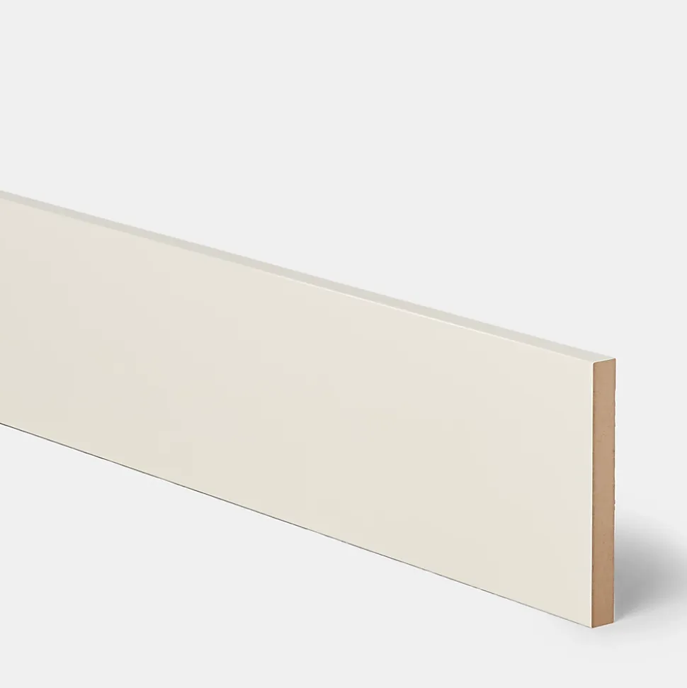 Plinthe de cuisine Goodhome Stevia et Garcinia Crème H. 15 cm x l. 2.4 m x Ep. 16 mm