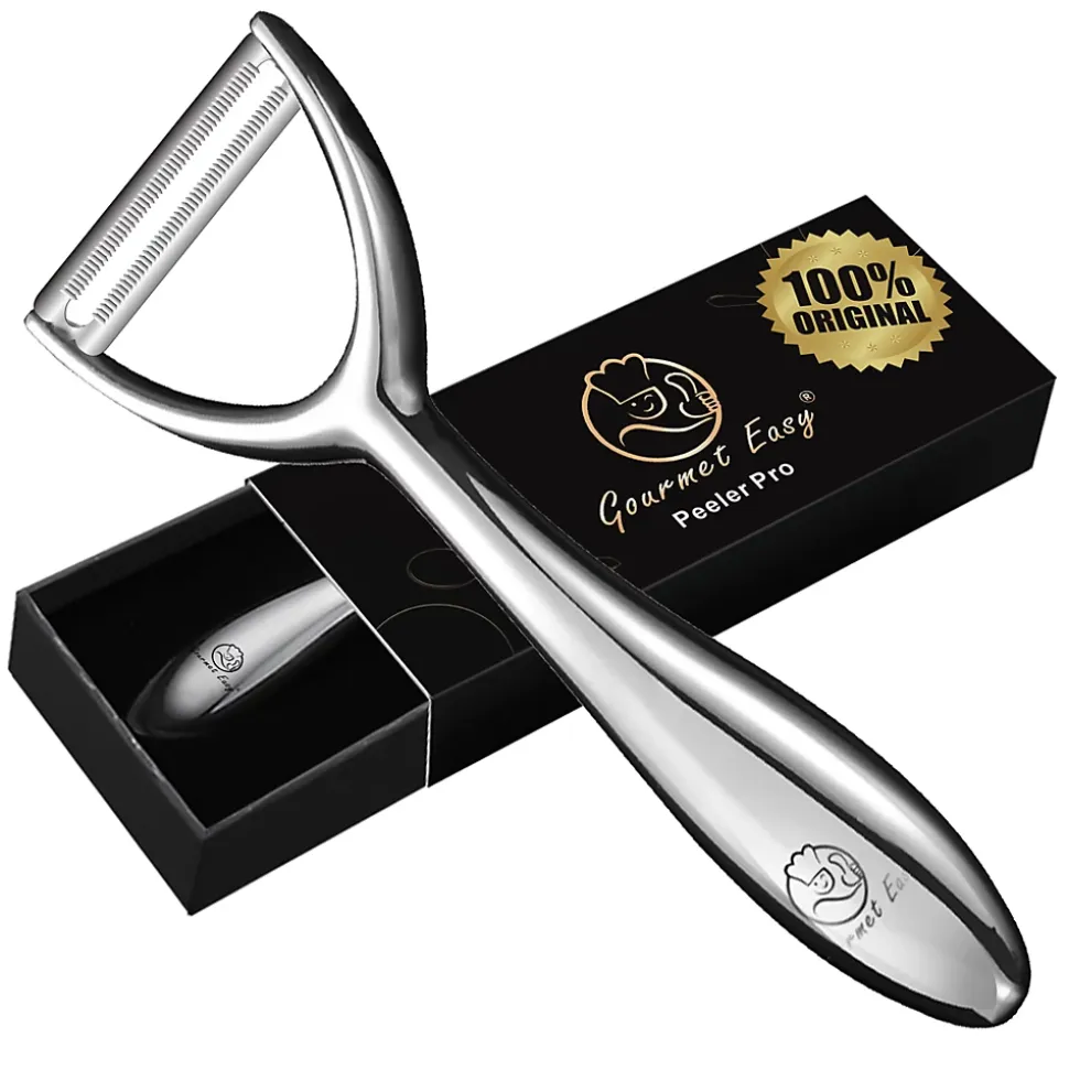 Éplucheur en inox haute qualité,Lame tranchante pour fruits et légumes,Poignée ergonomique et antidérapante