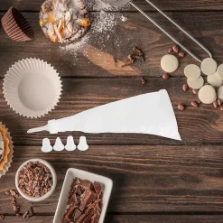 Poche à douille et 5 embouts en plastique 28 cm Zenker Smart Pastry