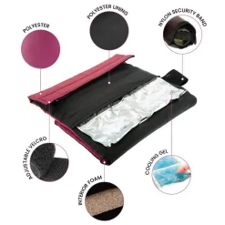 Pochette réfrigérante avec feuille anti-goutte Bordeaux Bordeaux - Fresh par Koala