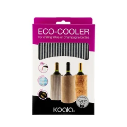 Pochette régrigérante avec feuilles anti-goutte Bleu - Fresh Coton Bleu par Koala