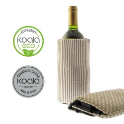 Pochette régrigérante avec feuilles anti-goutte Beige - Fresh Coton Beige par Koala