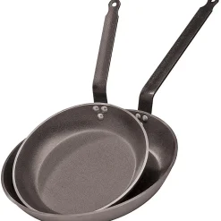 POELE ANTI-ADHESIVE POIGNEE RIVETEE-L2G - l0.1- L0.1- P0.1- h0.1- Acier