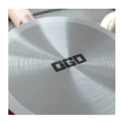 Poele sauteuse Ogo POELE ECTOR 20 CM EN ALUMINIUM REVETEMENT CERAMIQUE PAPRIKA AVEC MANCHE EN BOIS