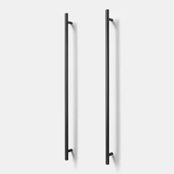 Poignée de meuble de cuisine GoodHome Annatto noir L. 51 cm, 2 pièces